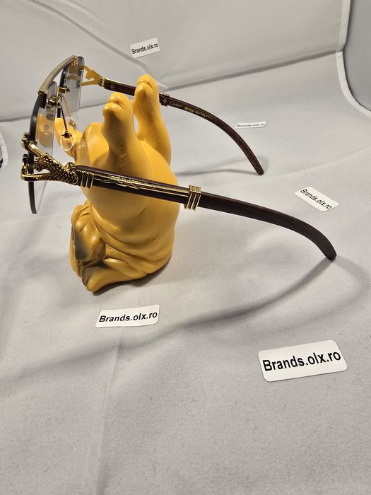 Ochelari de soare Cartier Leopard Green, made in Italy