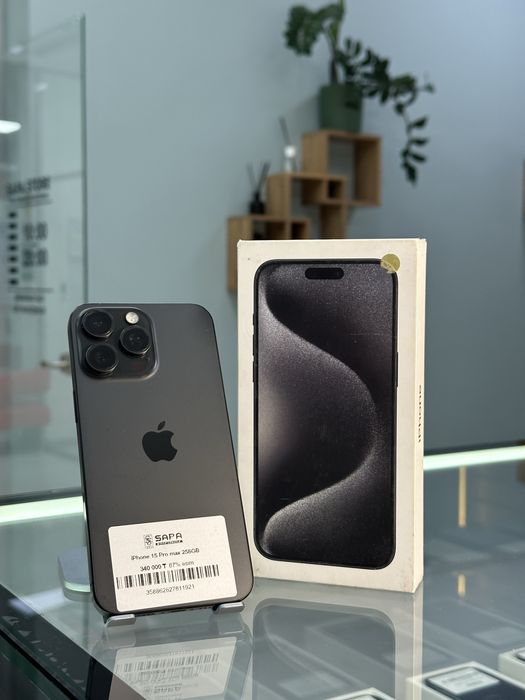 айфон 15 про макс черный е сим