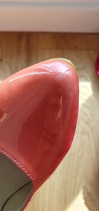 Balerini piele naturala lacuita