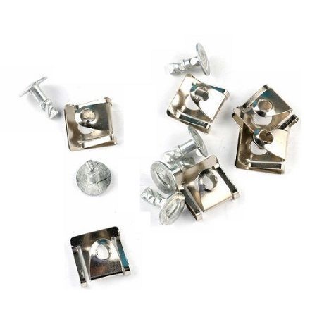 Set fixare scut motor BMW seria 5 (E39) 01.1996-06.2004, seria 7 (E38) 04.1994-12.2001, seria 7 (E65/E66) 09.2001-12.2004/01.2005-10.2008; set 18 buc, fixare scut sub motor, cutia de viteze, 51718218852