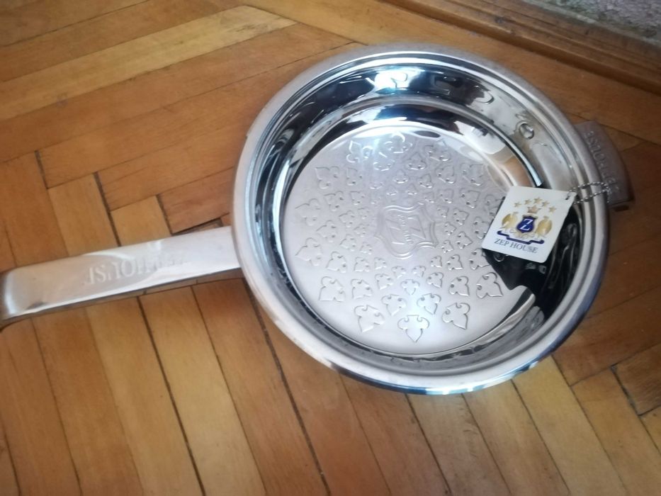 Tigaie cu capac si Strecuratoare  Inox Zep House