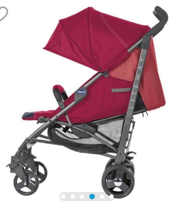 Коляска прогулочная Chicco Lite Way 3 Top Red Berry
