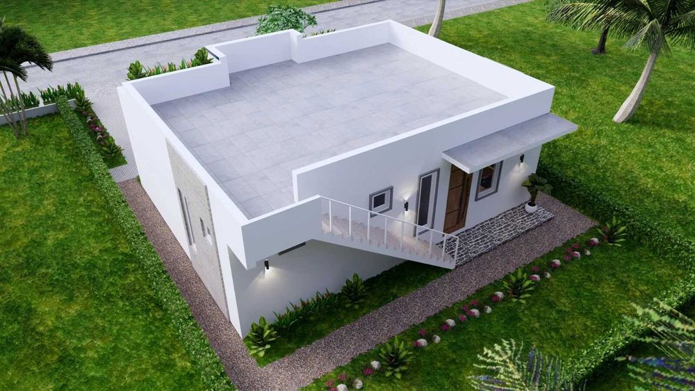 НА ИЗПЛАЩАНЕ - Евтина сглобяема къща с 2 спални, 80 кв. м