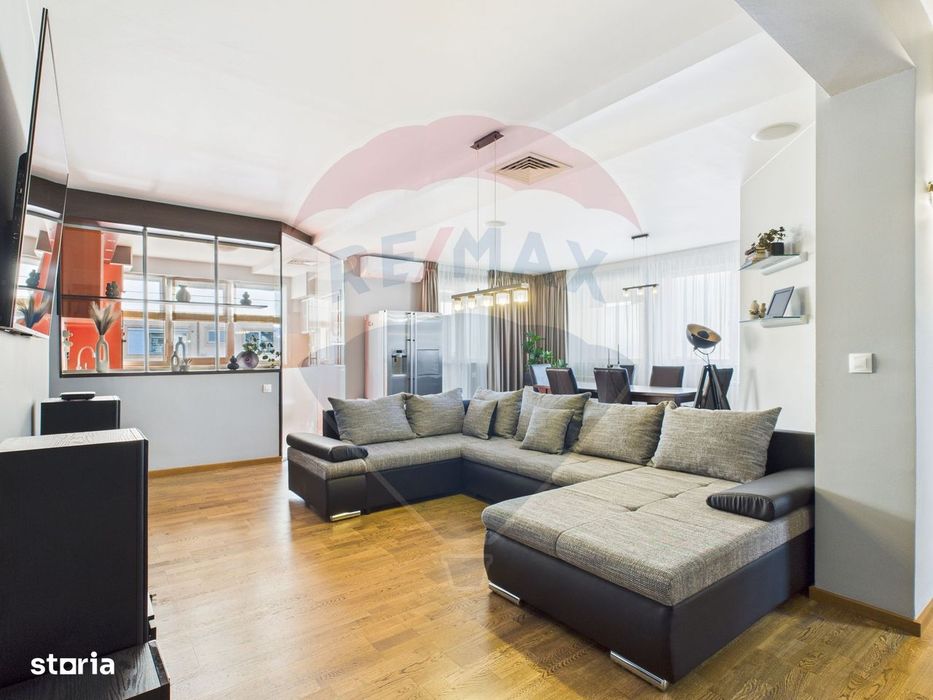 De inchiriat apartament 4 camere | Curte 127 mp | Foisor & parcare