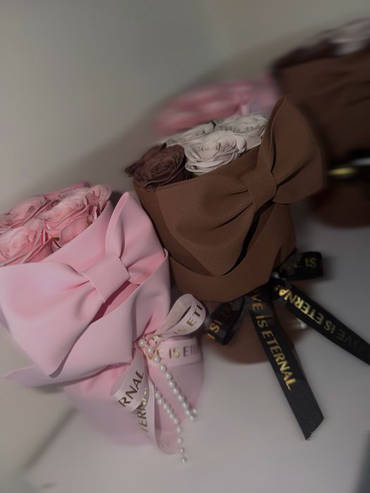 Вечен букет от фоамени рози