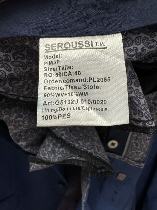 Costum Seroussi Lana 100%