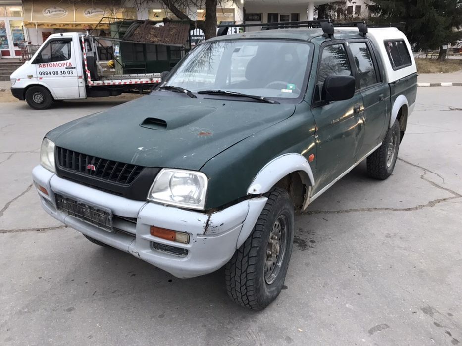 НА ЧАСТИ! Mitsubishi L200 2.5TDi, 99кс. Hardtop, Климатик, ЛЯВ ВОЛАН