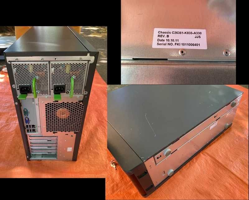 Server Fujitsu Primergy TX200 S6 tower