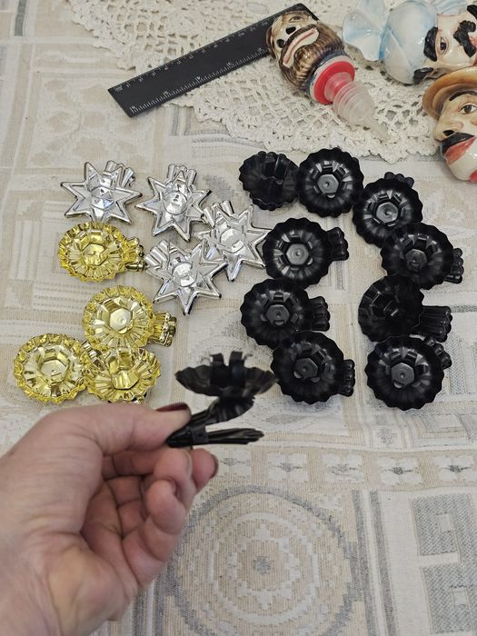 Елочные ишрушки прищепки для игрушек