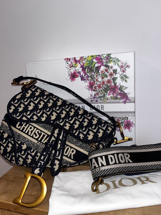 Dior Small Saddle Bag with strap