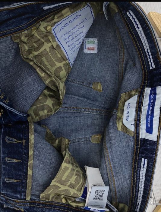 Blugi facuti manual Jacob Cohen | Made In Italy | luxury denim