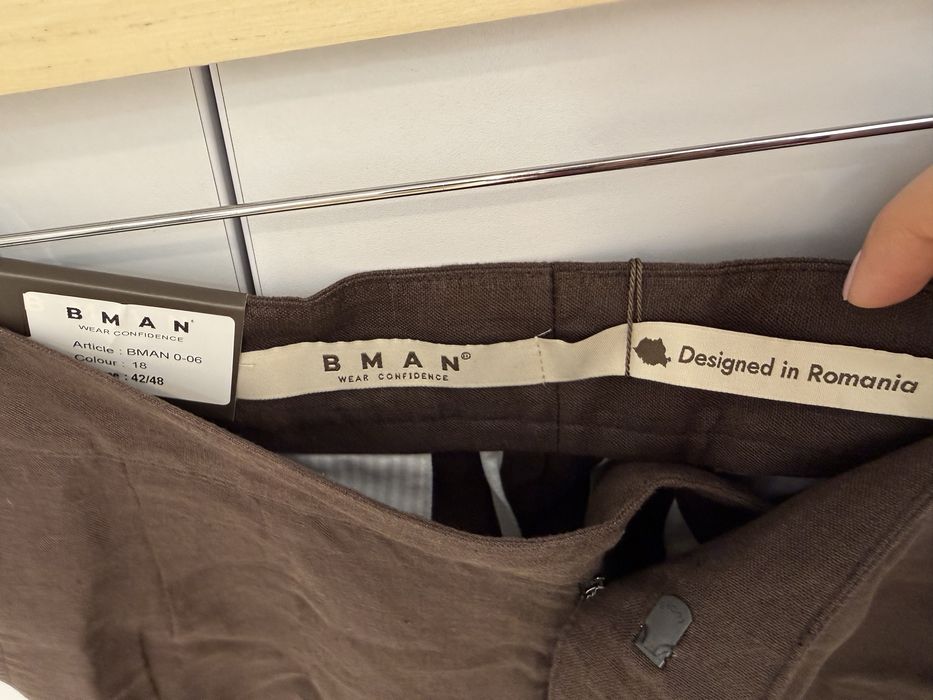 Pantaloni eleganti din in BMAN