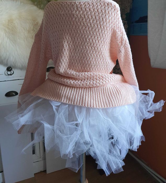 Fustita tutu culoare alba marimea 128