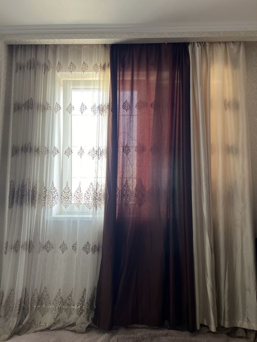 Продам шторы + тюли