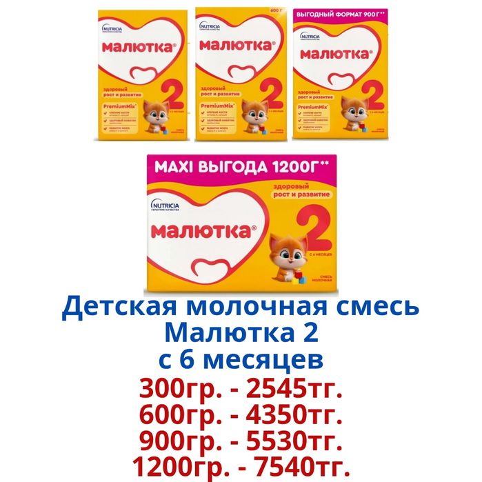 "Малютка" Детская молочная смесь.