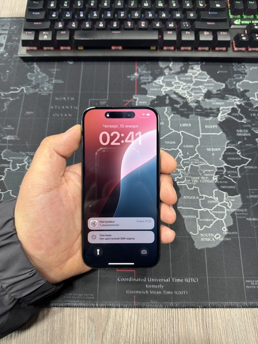 Iphone 15 black 128 GB dual 86%