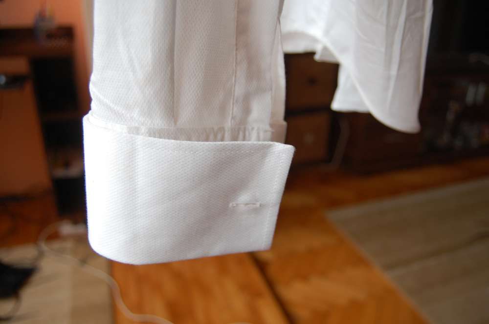 Vand camasa slim cu butoni pentru papion Escudo