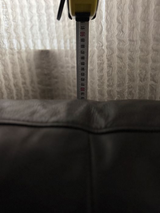 Кожен фотьойл - черен