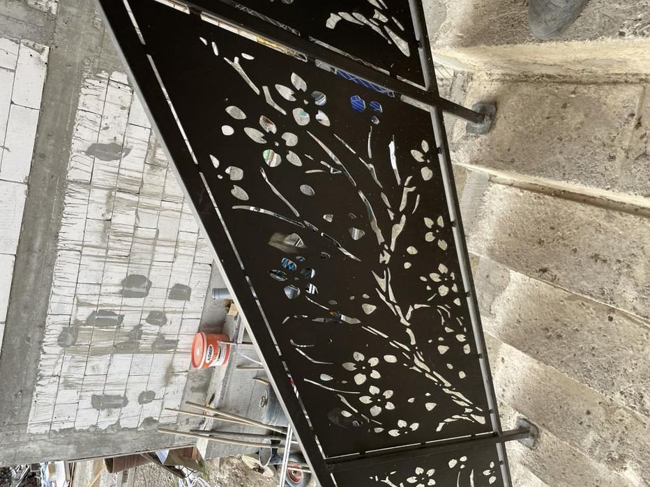 Balcoane din tabla decupata CNC