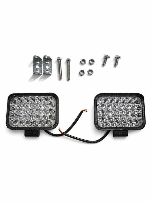 Set 2 proiectoare LED auto Off-Road 4 inch, 100W, 8000 lumeni, 6000K, 12V–24V