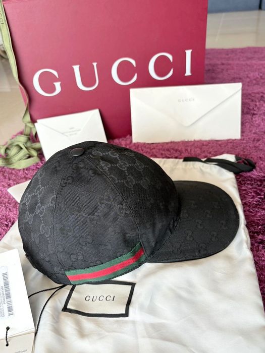 Sapca Gucci neagra originala nouă cu factura