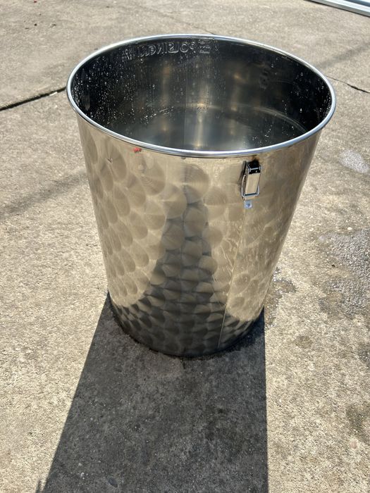 Неръждаем съд 50L Polsinelli INOX 18/10 с кран и капак