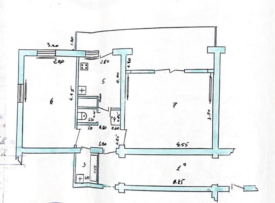 Продается 2 комнатная квартира Ц-1, Генеральная прокуратура, Юнусабад