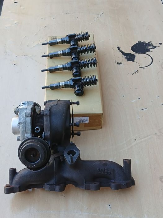 Turbo Turbina 2.0 TDI BLB BRE 140 cp Audi A6 C6 A4 B7 Injector