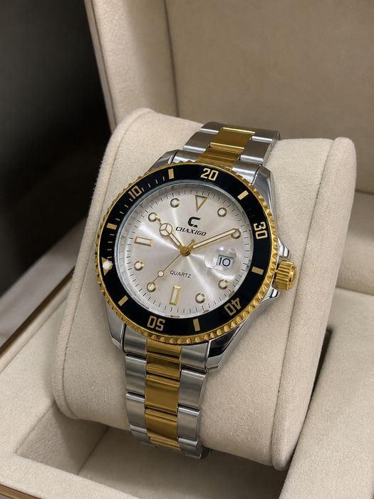 Мъжки часовник Chaxigo Black Gold Diver