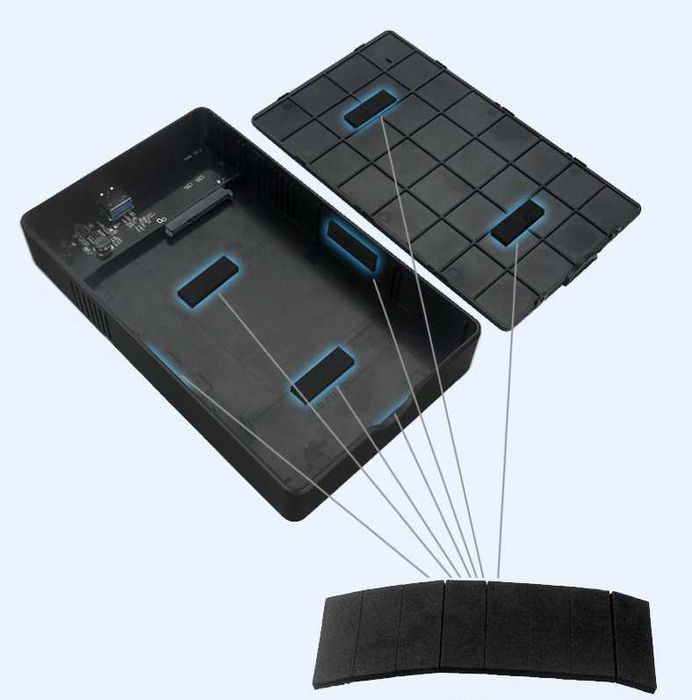 Внешний кейс для диска. 3,5 HDD External Case USB 3.0