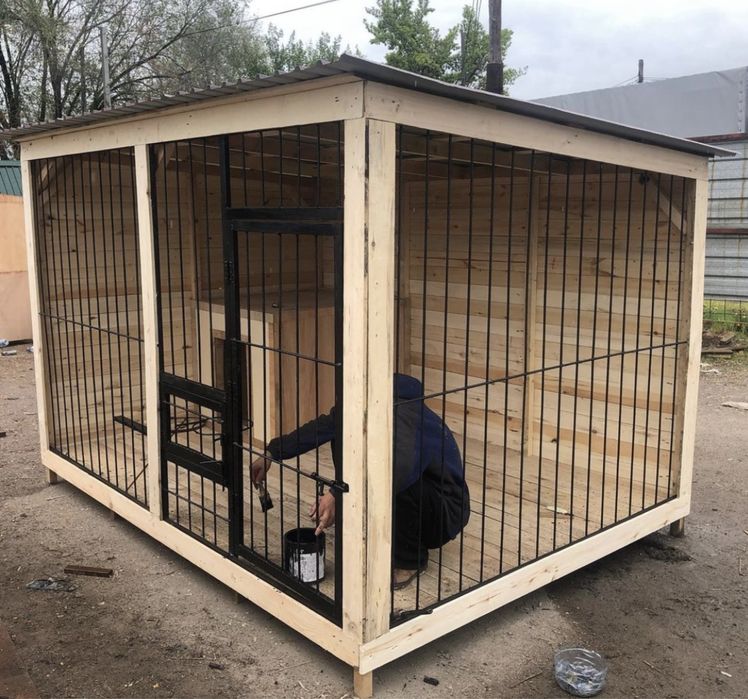Вольер, будка для собак, домик для собак