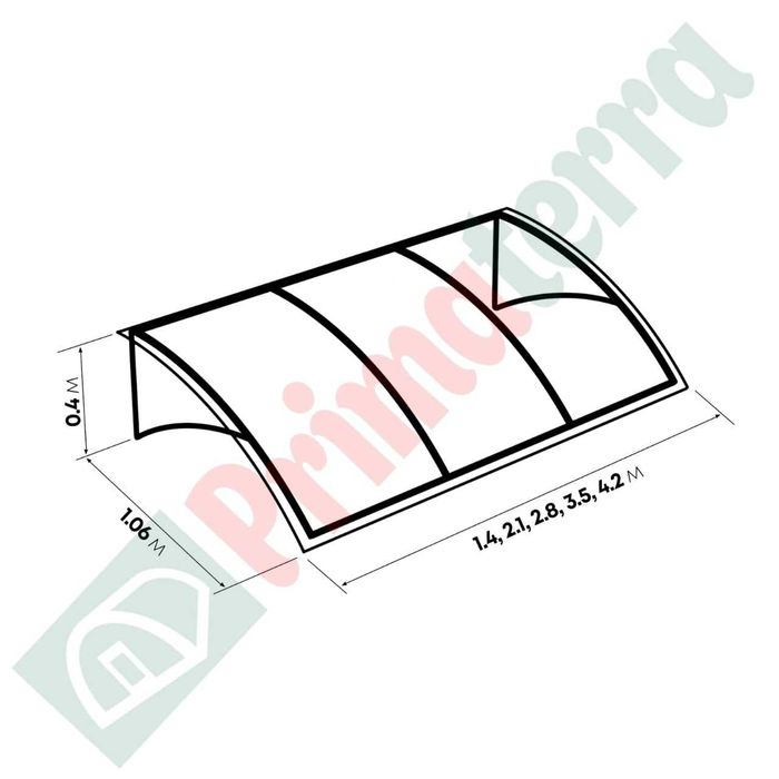 Козирка/навес Primaterra