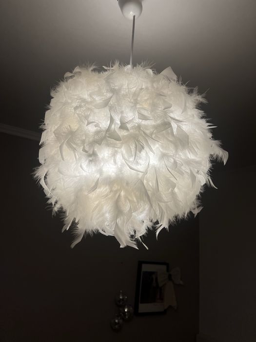 Lustra cu pene 45 cm