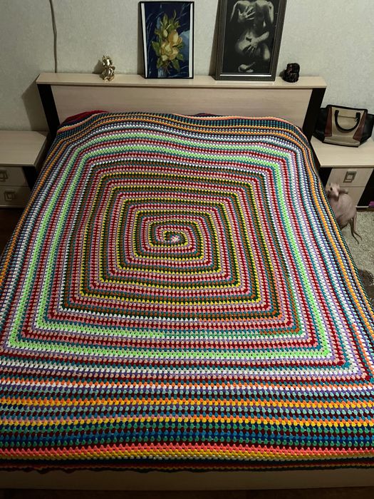 Продам плед-покрывало ручная работа