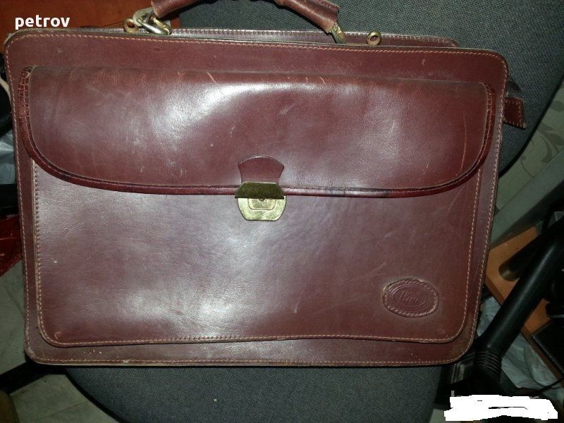 мъжка чанта amiet leather line