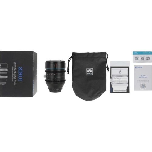 Obiectiv manual Sirui Venus 35mm T2.9 1.6x Full-Frame Anamorphic Sony