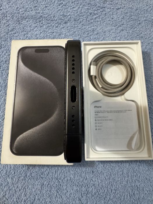 iPhone 15 Pro 256GB Black Titanium