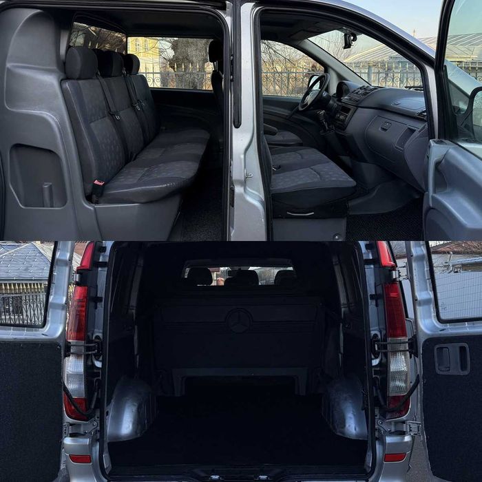 Mercedes Vito 2009 Autoutilitara 6 Locuri AC 115CDI IMPECABIL KM REALI