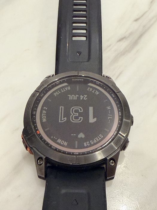 Garmin Fenix 7X Solar 51 mm, GPS, Wi-Fi, Slate Gray, autonomie 25+ zile