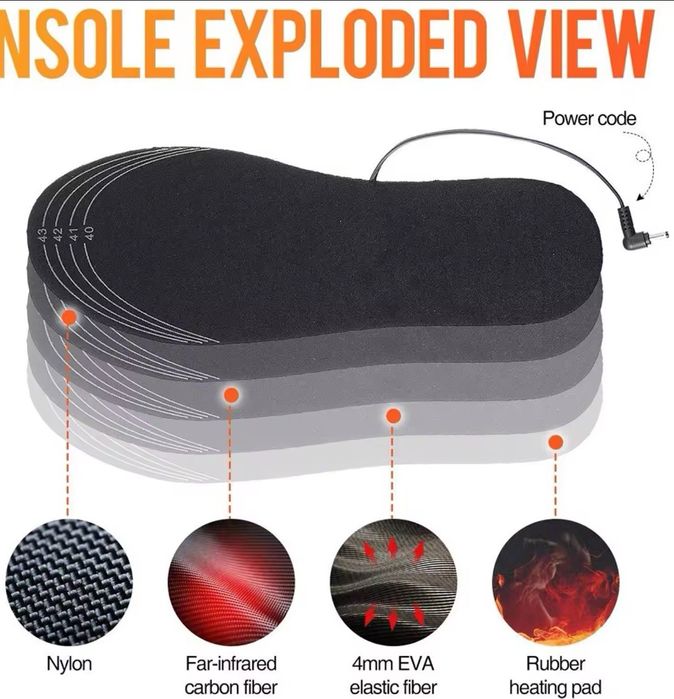 USB Подгряващи стелки за обувки отопляеми