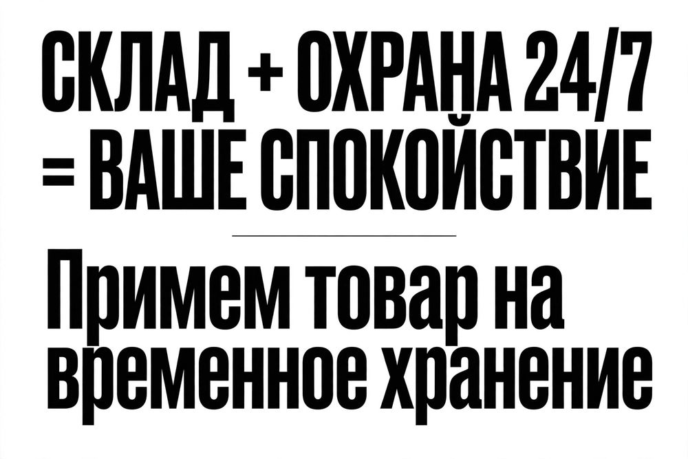 Задаётся склад срочно