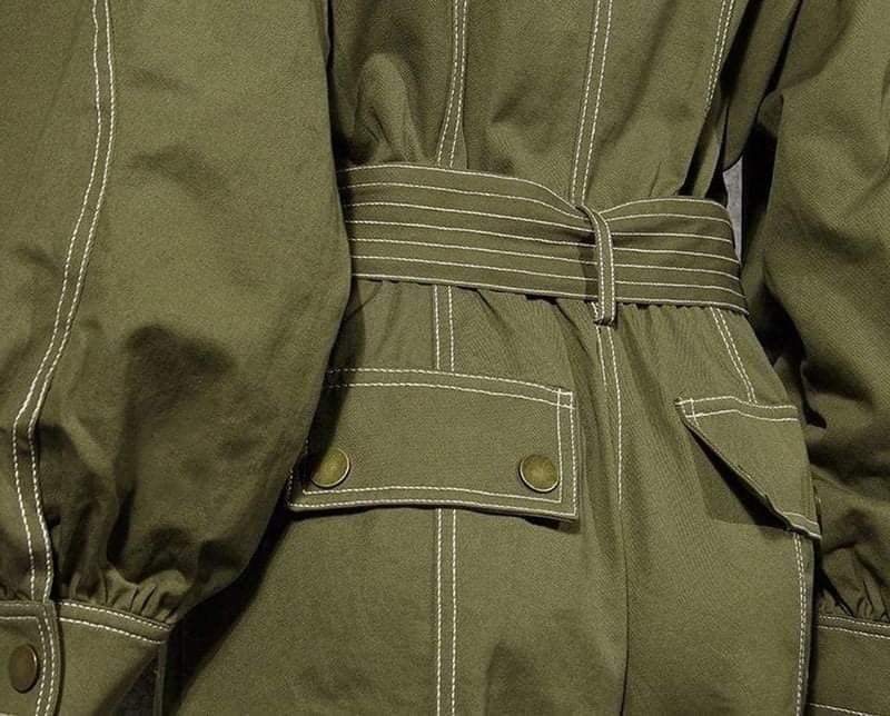 Salopeta Toamna de Blugi,  Aviator Kaki Dama,