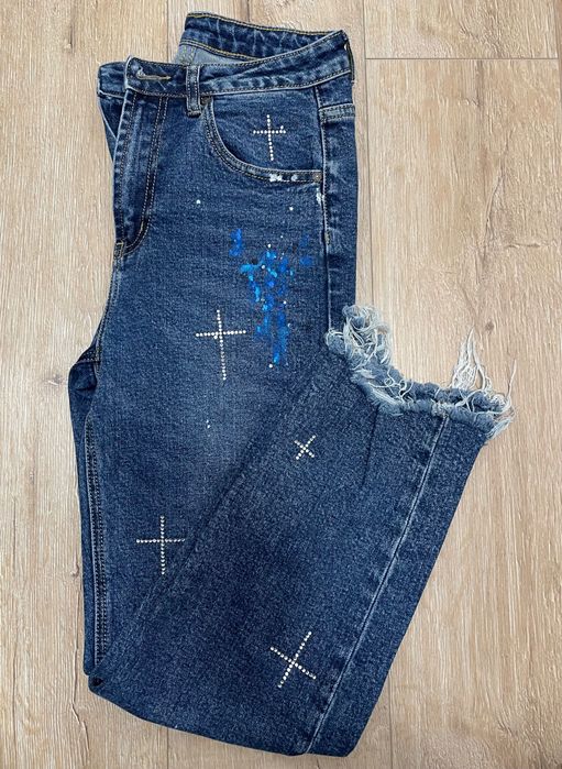 Дънки с камъчета