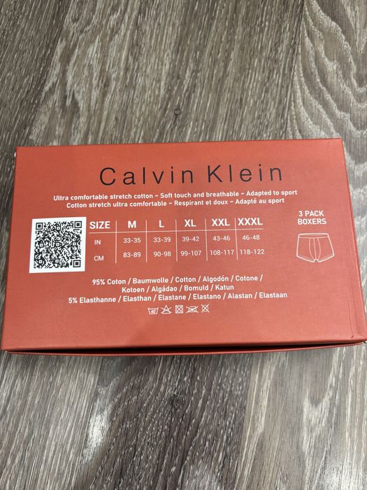 Boxeri CK marimea XL ( 3 bucati )