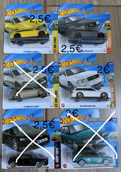 Hot wheels - Audi - 3бр
