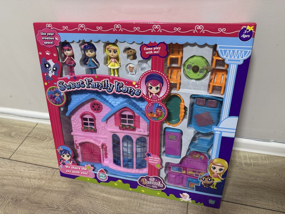 Детский кукольный домик набор