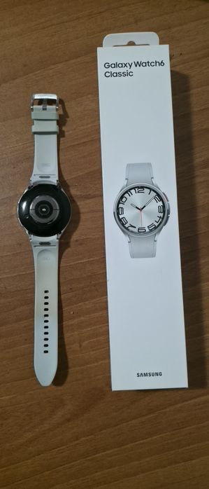 Samsung galaxy watch 6 clasic 47 mm, garantie 2028