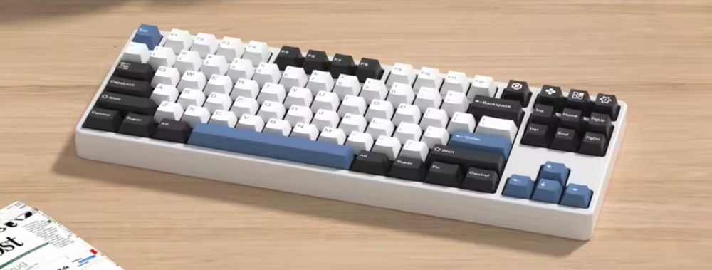 KBDiy Artic keycaps - PBT - Double shot - Cherry MX