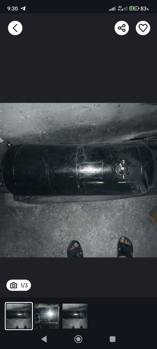 Propane balon 90 lt kapsula