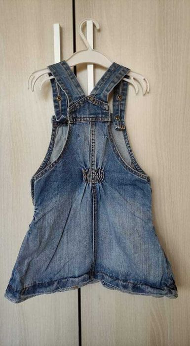 Детска дънкова рокличка